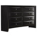 Palamino - 8 Drawer Dresser - Black Furniture Max