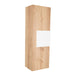 Medicine Single Door Cabinet, Three Shelves - Light Oak / White Home Essentials