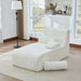 Modern Chaise With Ergonomic Design Hearth and Haven