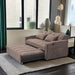 3 In 1 Convertible Sleeper Sofa Bed, Modern Fabric Loveseat Futon Sofa Couch With Pullout Bed, Small Love Seat Lounge Sofa With Reclining Backrest, Furniture For Living Room Home Essentials