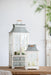 Wooden Candle Lantern Decorative, Hurricane Lantern Holder Decor For Indoor Outdoor, Home Garden Wedding - Ivory Daily Nest