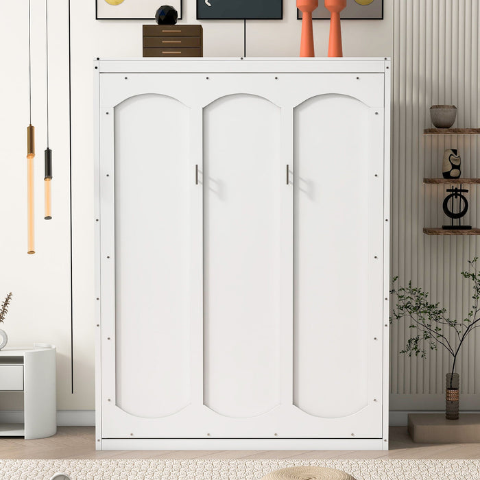 Murphy Wall Bed With Shelves, Space Saving