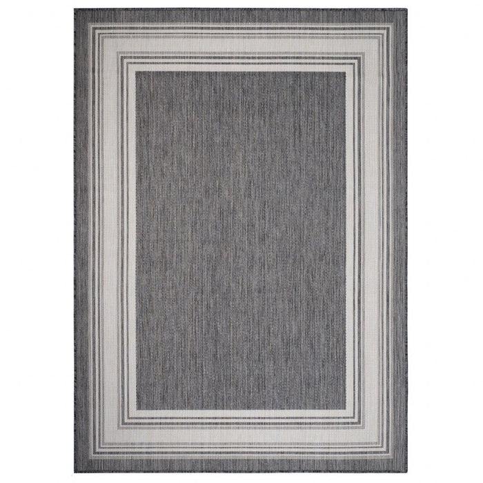 5' X 7' Area Rug Indoor & Outdoor - Gray