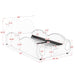 Cute Cloud Shape Bed With Guardrails Cartoon Design, Storage Pocket Home Essentials