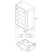 Winston - 5 Drawer Bedroom Chest - Wood Furniture Max