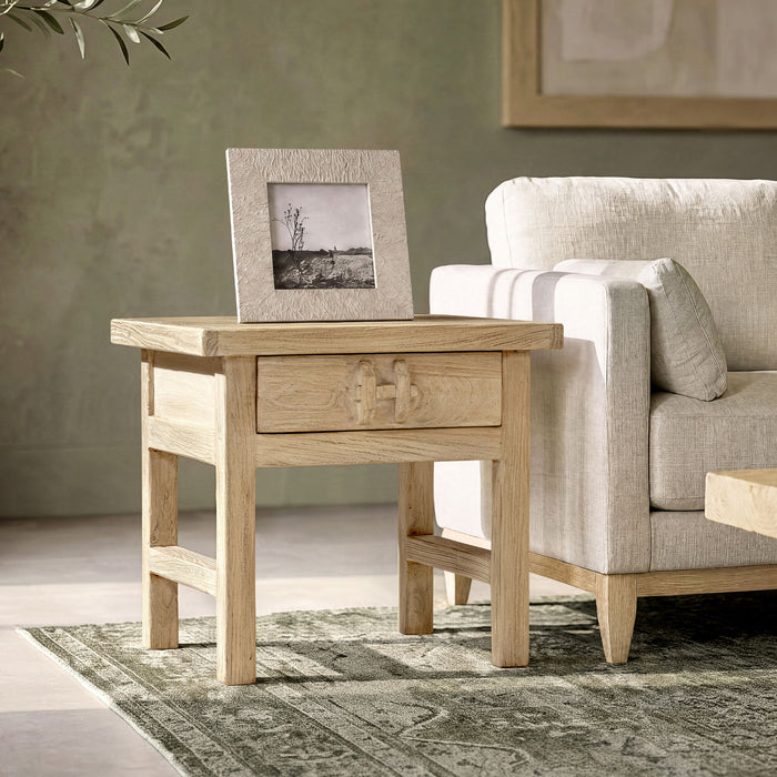 Rowan - Side Table With Drawer - Light Brown Jennifer Taylor Home