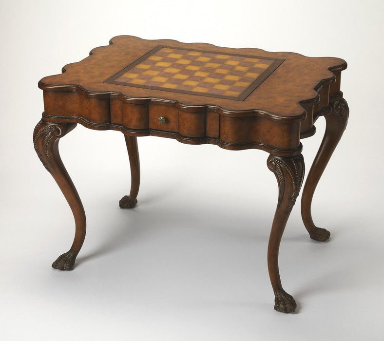 Traditional Game Table - Brown