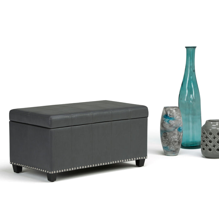 Amelia - Transitional Storage Ottoman Bench Simpli-Home