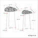 Shelton - 2 Piece Metal Nesting Table - Nickel Simpli-Home