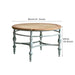 Round Top Carved Table For Living Room Home Essentials