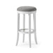 Backless Swivel Stool With Upholstered Seat Home Essentials