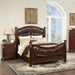 3 Piece Bedroom Set, Traditional Bed With 2 Nightstands Home Essentials