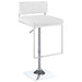 Alameda - Adjustable Bar Stool - White Furniture Max