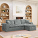 Sectional Sofa With Moveable Ottoman Home Essentials