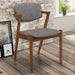 Modern Dining Chair And Zigzag Arm Design (Set of 2) Furniture Max