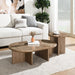 Markku - End Table With Natural Marble - Oak ACME