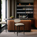 Riccio - Stool - Black Frame Meridian Furniture