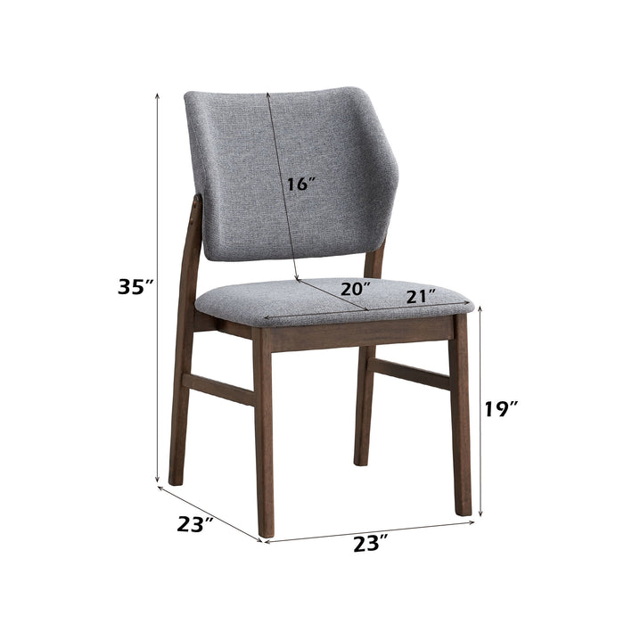 Sarha - Padded Seat Side Chair (Set of 2) Acme