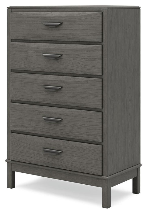 Mazing - Five Drawer Chest - Gray Signature Design by Ashley®