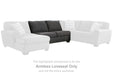 Ambee - Armless Loveseat - Slate Benchcraft®