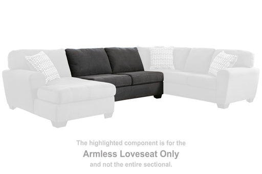 Ambee - Armless Loveseat - Slate Benchcraft®