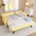 Gingham Daybed With USB Charging Port, Wave-Shaped Design Home Essentials