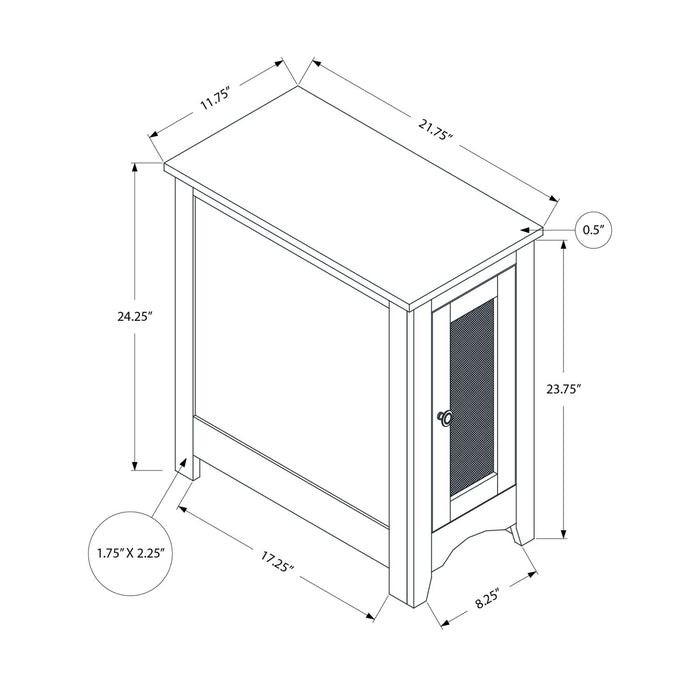 Accent End Table Transitional Versatile Design 8th Street