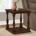 Accent Table, 2 Tier, Square, Traditional - Espresso 8th Street