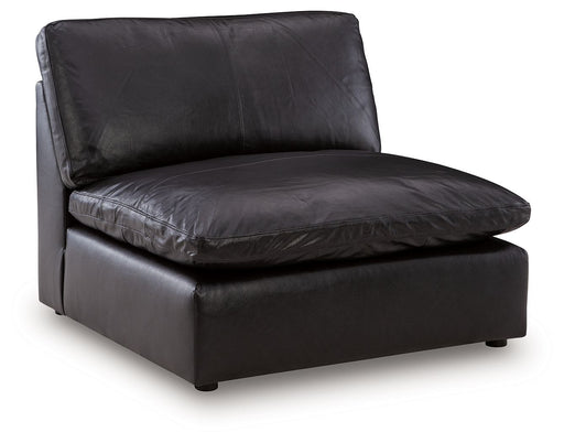 Emilia - Armless Chair - Black Signature Design by Ashley®
