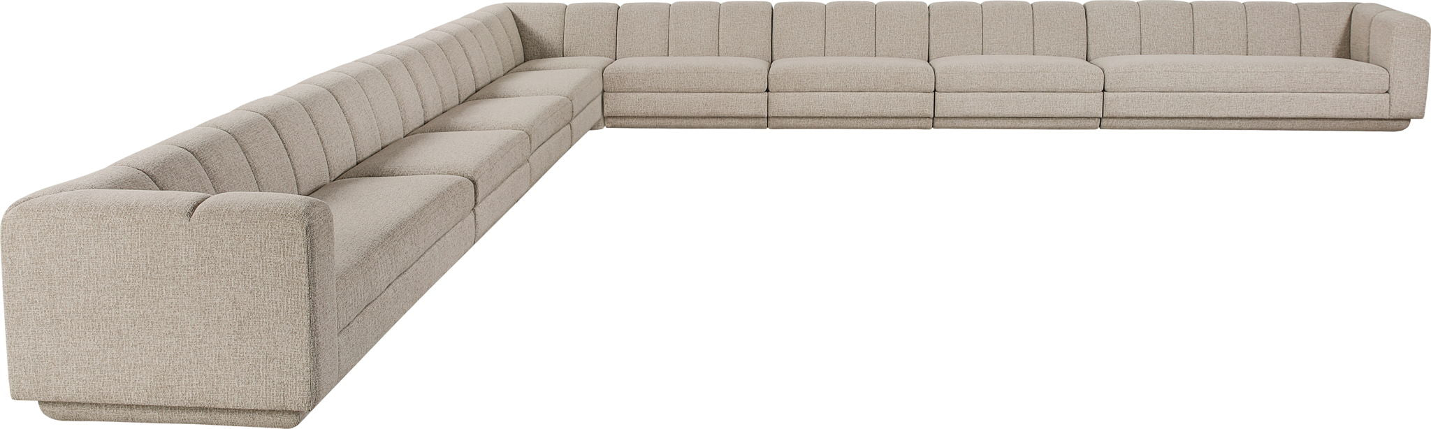 Modari - Sectional - Beige Meridian Furniture