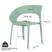4 Piece Set Of Modern Designed Single Chairs With Long Table Home Essentials