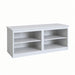 TV Stand For TVs Up To 50" With Open Shelves And Cable Management Home Essentials