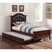 Contemporary Style Bed With Trundle Home Essentials