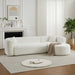 L - Shape Boneless Cloud Couch With 2 Throw Pillows For Living Room Home Essentials