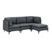 Upholstered Modular Sectional & Tall Legs Home Essentials