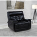Hayden - Power Recliner With Dual Control, USB Charging Ports - Black Furniture Max