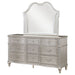 Colwood - 9 Drawer Dresser With Mirror - Silver Furniture Max