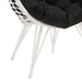 Galzed - Patio Lounge Chair - Black / White Acme