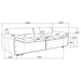 Hudson - 2 Piece Upholstered Sofa Set Furniture Max