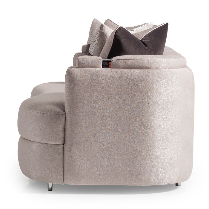 Carmela - Sofa - Zinc/Silver