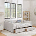 Upholstered Queen Daybed With 2 Drawers Home Essentials