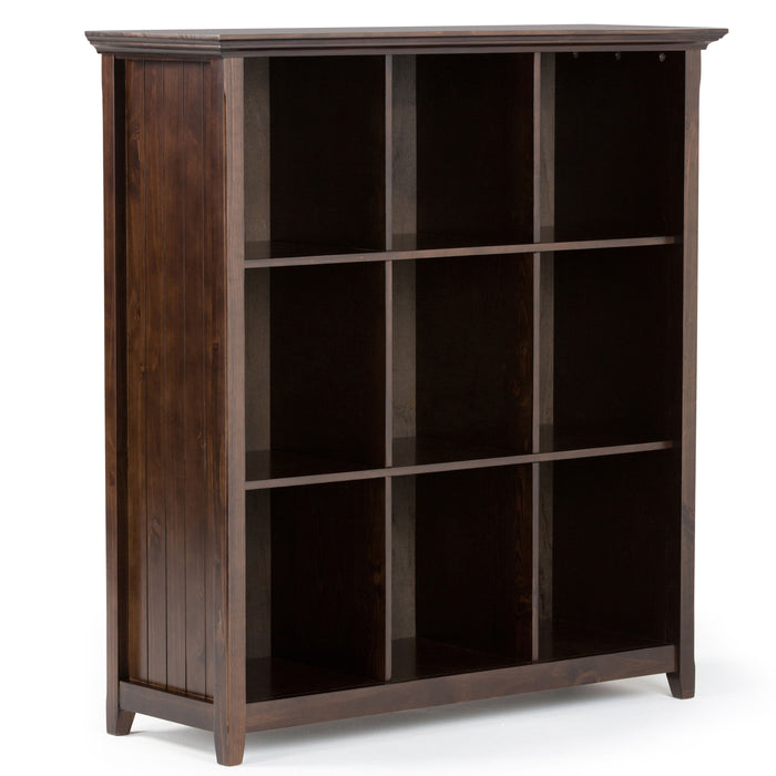 Acadian - 9 Cube Bookcase And Storage Unit - Brunette Brown