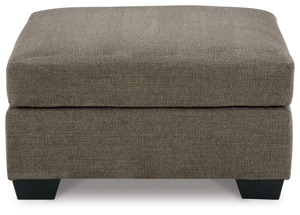 Mahoney - Oversized Accent Ottoman - Chocolate Signature Design by Ashley®