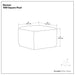 Noreen - Upholstered Square Pouf Simpli-Home