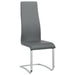 High Back Side Chairs Dining Chairs With Padded Upholstery (Set of 4) Furniture Max