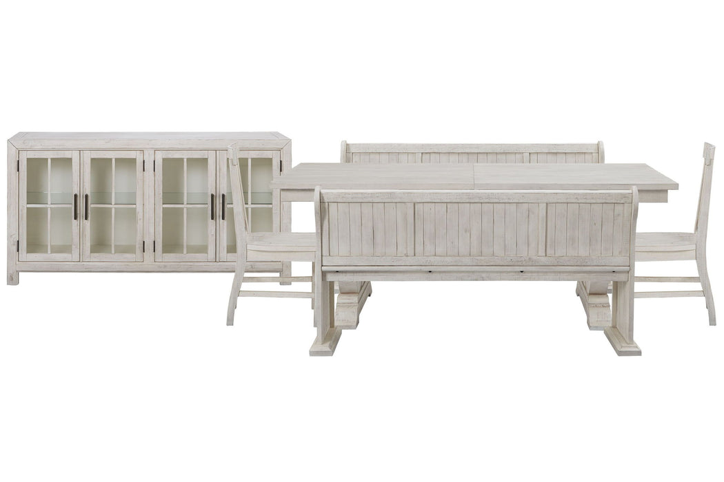 Bronwyn - Extendable Rectangular Dining Table Set Magnussen Furniture