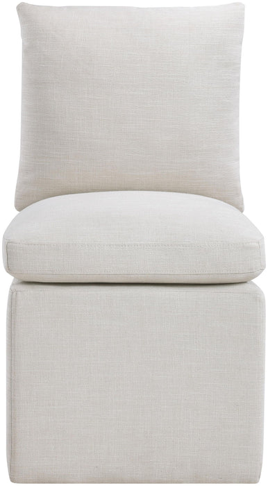 Nelori - Linen Textured Performance Fabric Upholstered Dining Chair (Set of 2) Meridian Furniture