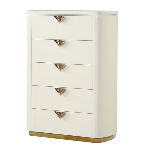 La Pierre - 5 Drawer Chest - Beige Matrix Furniture Group