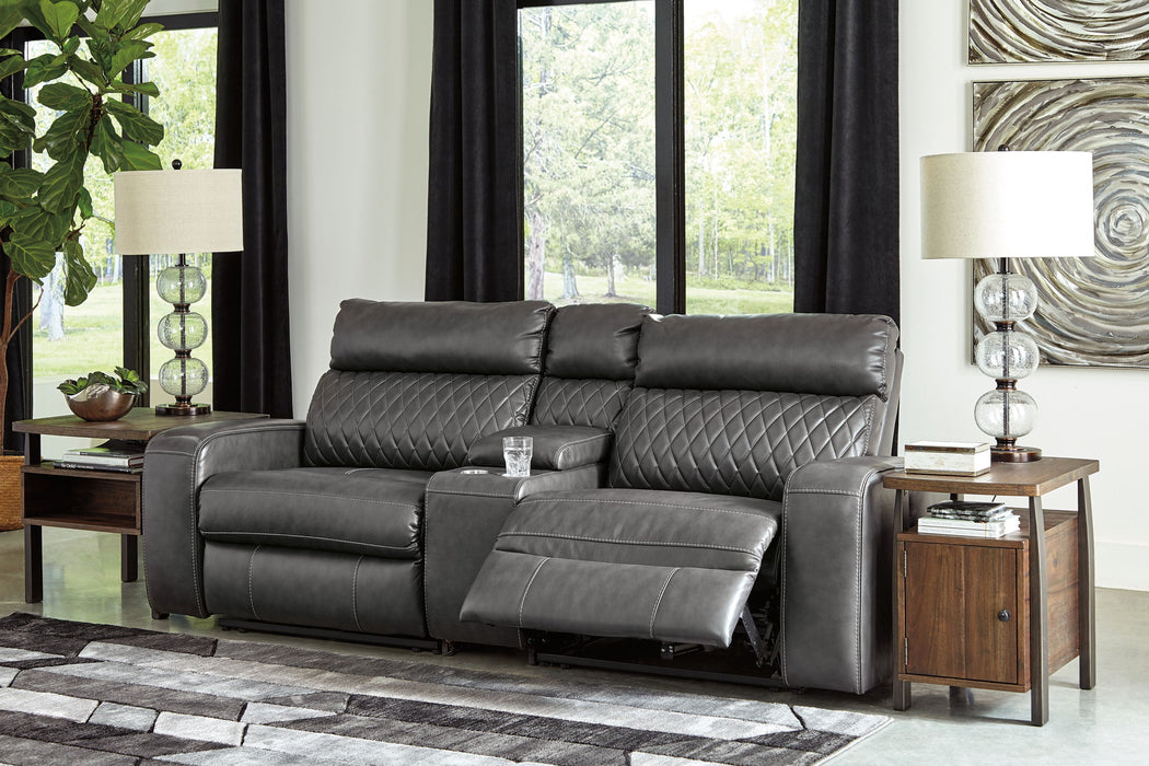 Samperstone - Power Reclining Sectional Signature Design by Ashley®