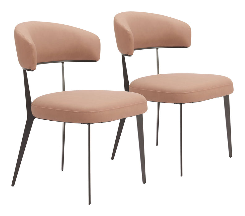 Loom - Dining Chair (Set of 2) - Tan Zuo Modern